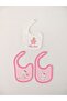 100% Cotton 3-Piece Baby Girl Bib Collar Baby Bib Double Layer Snap Scarf Drool Bib - 2