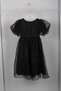 Girl's Black Polka Dot Tulle Dress