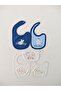 100% Cotton 5-Piece Baby Boy Bib Collar Baby Bib Double Layer Snaps Scarf Drool Bib - 5