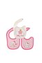 100% Cotton 3-Piece Baby Girl Bib Collar Baby Bib Double Layer Snap Scarf Drool Bib