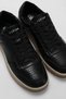 Alexis Black Women's Genuine Leather Sports Shoes - 3