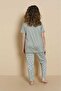 Girl's Mi̇lan Short Sleeve Pjs Suit - 3
