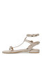 LALLEY 3FX Cream Women's Flat Sandals - 3