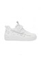 Unisex Children's White Sports Shoes Orthopedic Rubber Laces Velcro Patterned Non-Slip Sole Sneaker 033