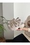 High Thick Sole Stone Stylish Design Open Front Soft Daily Slippers Sandals - 2