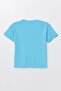 Run Printed Combed Cotton Shorts-T-Shirt Girls-Boys Set - Coppa - Blue - Age 5 - Frnd00000002-36 - 5