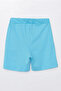 Run Printed Combed Cotton Shorts-T-Shirt Girls-Boys Set - Coppa - Blue - Age 5 - Frnd00000002-36 - 7