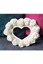 Rose Flower Embossed Mini Frame Open Center Silicone Mold K-189, Scented Stone Soap Gypsum Candle Mold