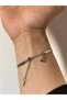 Letter a 316L Steel Italian Bracelet Does Not Tarnish