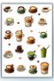 Tea Time Set of 7 - Planner Sticker and Suitable Set Sticker for Bullet Journal Planner - 6