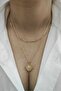 2-Piece Combination Polar Star Charm Gold Women's Necklace