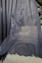 Modernia Tulle Anthracite Gray Geometric Reflection of the City's Elegance (1X3 Dense Pleat Stitching) - 2