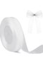 White Tulle Organza Ribbon 1cm , Thin Tulle Ribbon, Wedding Candy Decoration - 2