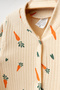 BABY CARROT 3-6-9 MONTHS COTTON CUFFLESS ROMPER NEWBORN HOSPITAL TAKE-HOME BABY CLOTHING YK685 - 2