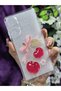 Realme C55 Compatible Cherry Pattern Silicone Transparent Phone Case