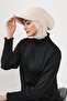 Hijab (Sea, Pool) Swimming Cap with Removable Visor, B-82Sn, Beige - 5