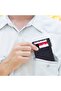 Seth Genuine Leather Coin Zipper Wallet Card Holder Black - 7