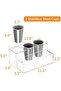 Clear Acrylic Hair Tool Organizer – Countertop Holder for Hair Dryer, Styling Tools, Accessories - 2