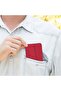 Boris Genuine Leather Men's Claret Red (Casual Model) Card Holder Business Card Holder - 6