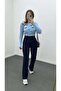 Women's High Waist Flared Flared Palazzo Pants