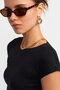 Zero Sleeve Modal Crop Blouse - 3