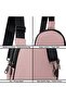 Alessi Women's Pink Natural Cross Adjustable Two Compartment Chest Bag - 8