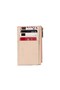 Glorya Genuine Leather Women's Beige Card Holder Wallet with Coin Compartment Zipper - 6
