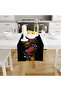 Filament Special Design Quadruple Cushion Case and Runer Set - Embroidery Look - 4