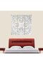 Wooden Wall Art wall decor panel – Large Hand Carved Floral Mandala Wall Decor Panels, Rustic Wooden Wall Hanging Home Decoration for Living Room decor & Bedroom 120x120 Square - 7