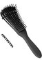 Hair Detangler Brush Natural Wet Detangling Brush for Kinky Curly Hair, Black - 2