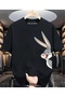 تي شيرت كبير الحجم مطبوع عليه Bugs Bunny
