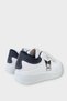 Children's Kuromi Printed Velcro Unisex Sports Shoes White - Dark Blue - 4