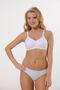 Women's Lycra White Recovery Bra & Comfortable Texture - 2