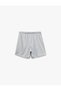 Printed Sports Shorts with Belted Waist and Pocket Detail - 4
