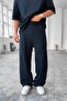 Navy Blue Cozy Premium Basic Baggy Tracksuit