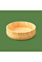Medium Bamboo Bowl - Light Brown - 18X6 cm