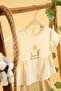 Baby Kids Cream Cotton with Shorts Comfortable 2-Piece Set Trend Fashion Bottom Top Set