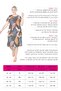 Women's Plus Size Short Sleeve Midi Stretch Dress 24740 - 5