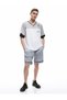 Oversize Sports Shorts with Stripe Detail and Pocket and Lace-Up Waist - 2