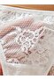 Eyelash Print Lace Unlined Bra & Eyelash Print Brazilian Panty Set - 3