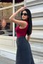 Women's Burgundy Anthracite 2-Piece Sleeveless Body - 3