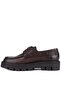 - Brown Genuine Leather Lace-Up Men's Casual Shoes 115-K512 - 5
