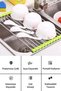 BUFFER® Sink Top Folding Trivet Stainless Steel Practical Vegetable Fruit Dish Drying Strainer - 2