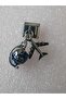 World and Airplane Motif Hanging Italian Bracelet Matching Charm - 2