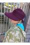 Velcro Visor Beach Hat Adjustable Foldable Sunscreen Visor - 2
