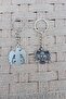 Special Design Eagle Woven Embossed Metal Keychain - 2