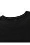 Printed Oversize Crew Neck T-Shirt - Black - 2