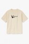 Beige Color Oversize the Outlaw, Cowboy Printed Unisex T-Shirt T-Shirt