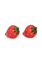 Strawberry Figured Ceramic Salt and Pepper Shakers Set - 5