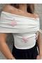 Madonna Collar Butterfly Detailed Blouse - 5